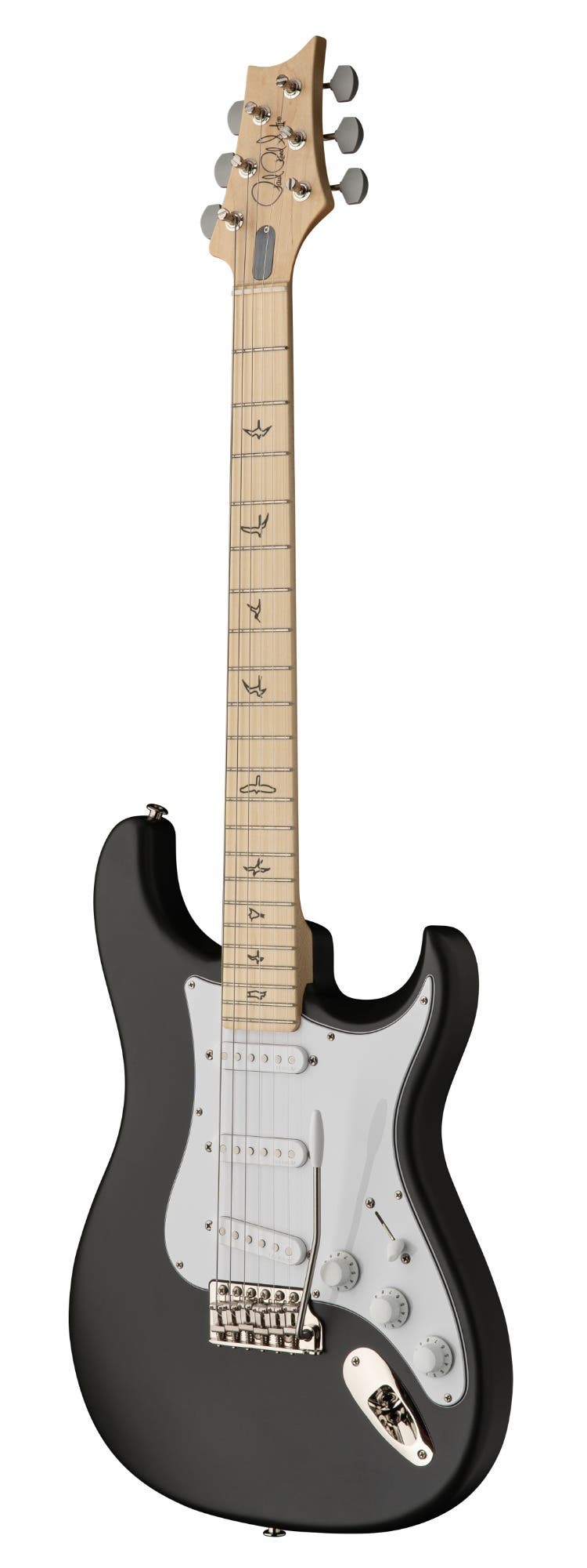 Paul Reed Smith (PRS) Silver Sky Electric Guitar w/Deluxe Gigbag - Faded Black Tee Satin - Maple Neck