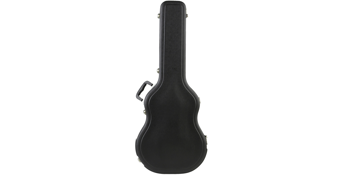 SKB Thin-line Acoustic/Classical Guitar Case - Black (Guitar Not Included)