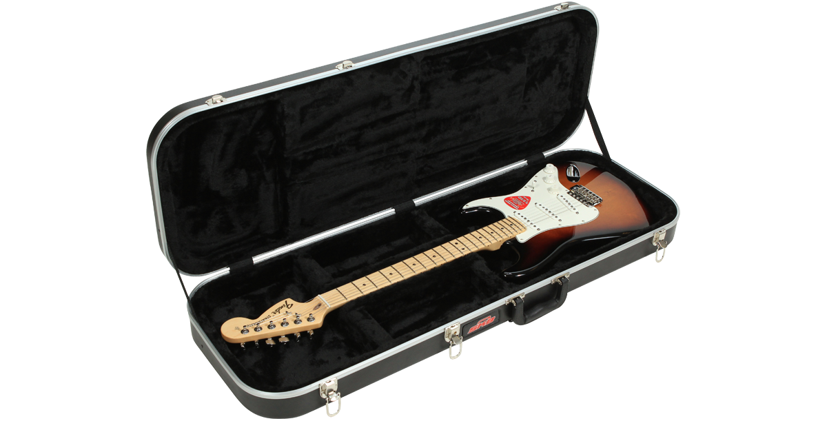 SKB Electric Guitar Case - Black (Guitar not included)
