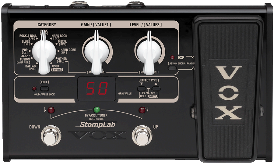 Vox StompLab GII Guitar Multi Effects w/ Expression Pedal