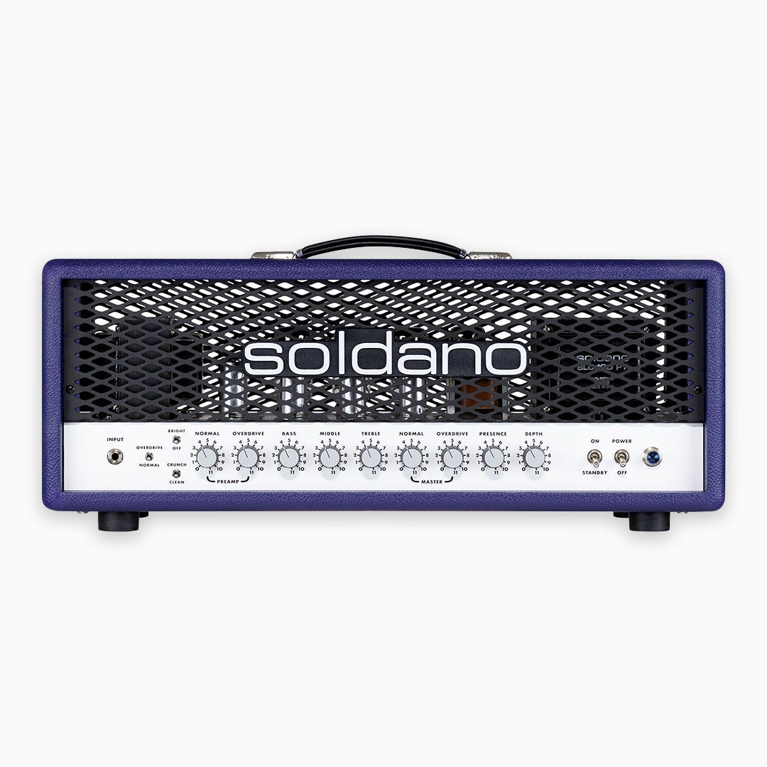 Soldano SLO100 CUSTOM Super Lead Overdrive Amp Head - Purple