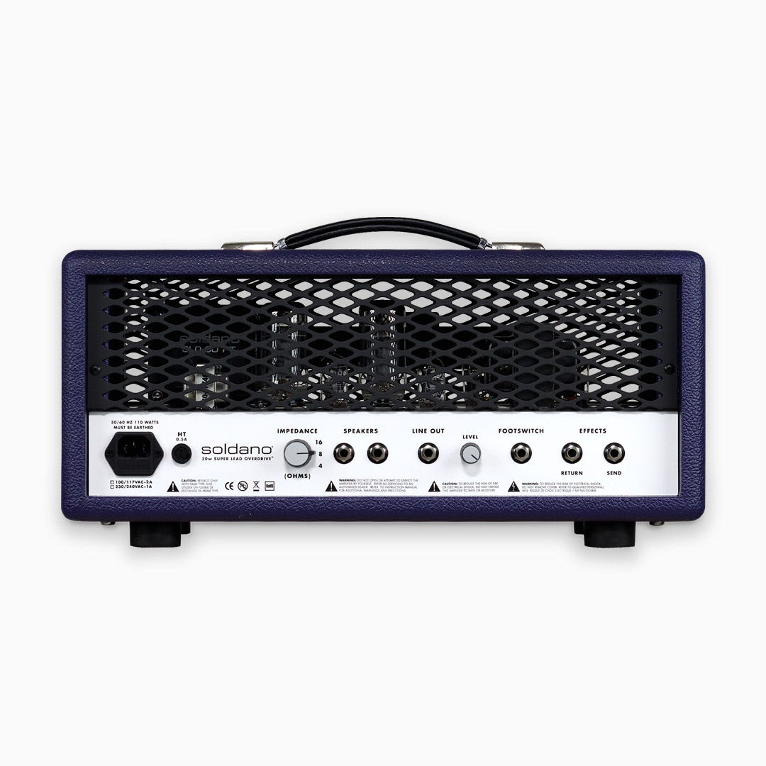 Soldano SLO30 CUSTOM Super Lead Overdrive Amp Head - Purple