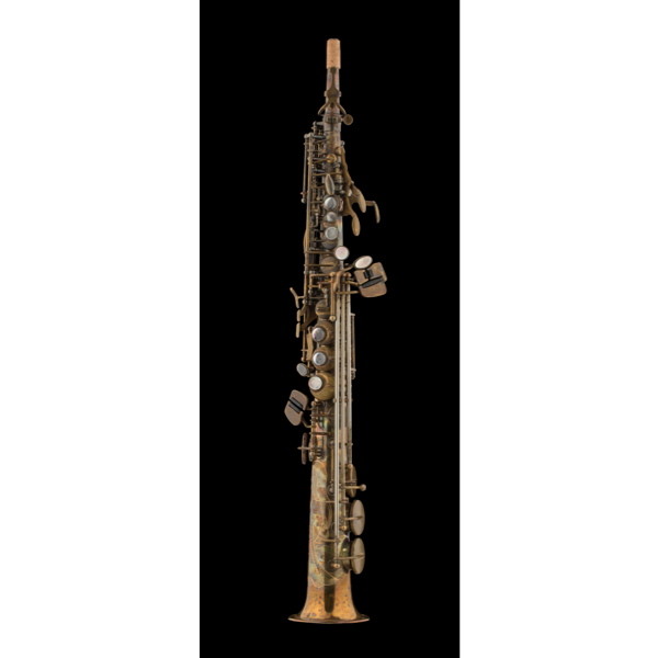 Schagerl Superior 1DVB Bb Soprano Saxophone - Vintage Finish