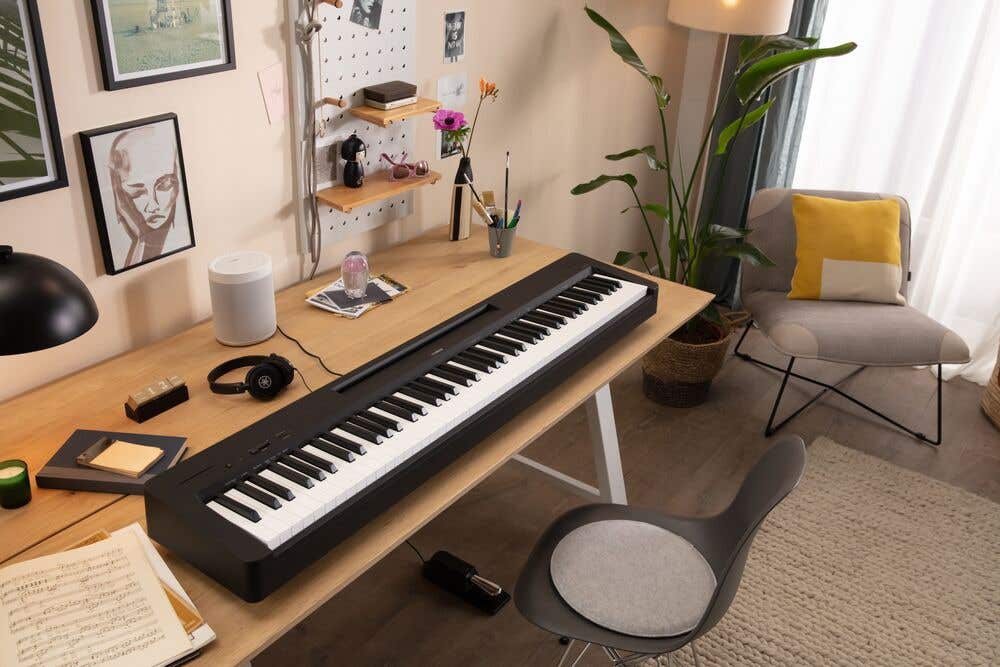 Yamaha P145BT Portable Digital Piano w/Bluetooth - Black