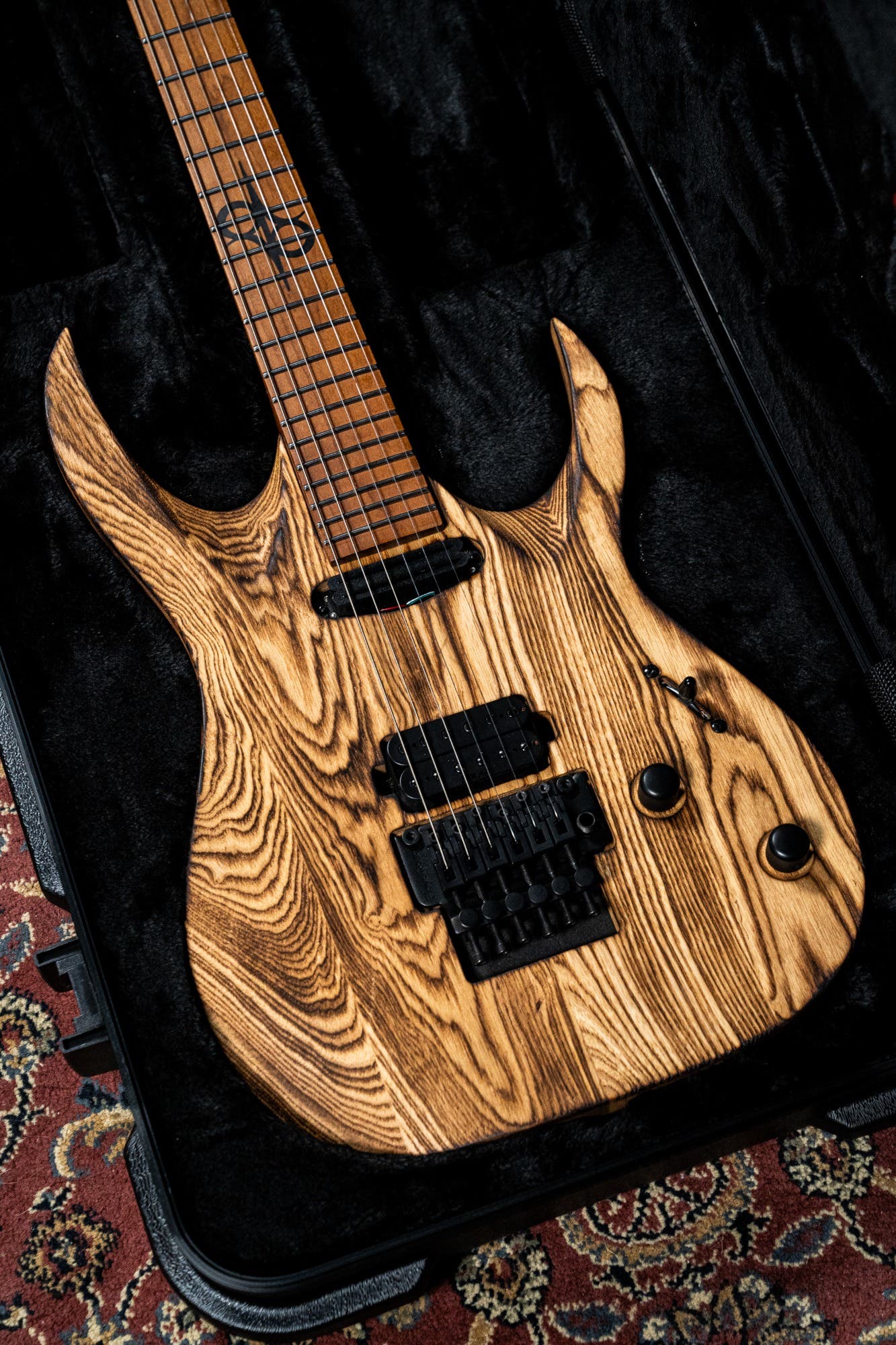 Solar Chop Shop AB1.6FR PYRO Electric Guitar - Custom Finish