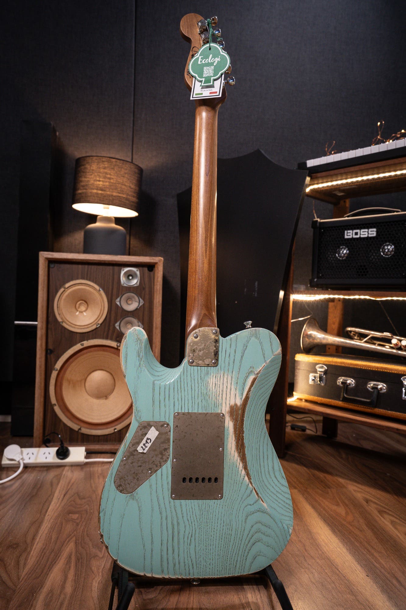 Paoletti Nancy Loft SSS Electric Guitar - White Surf (Designed by Dave Kilminster)