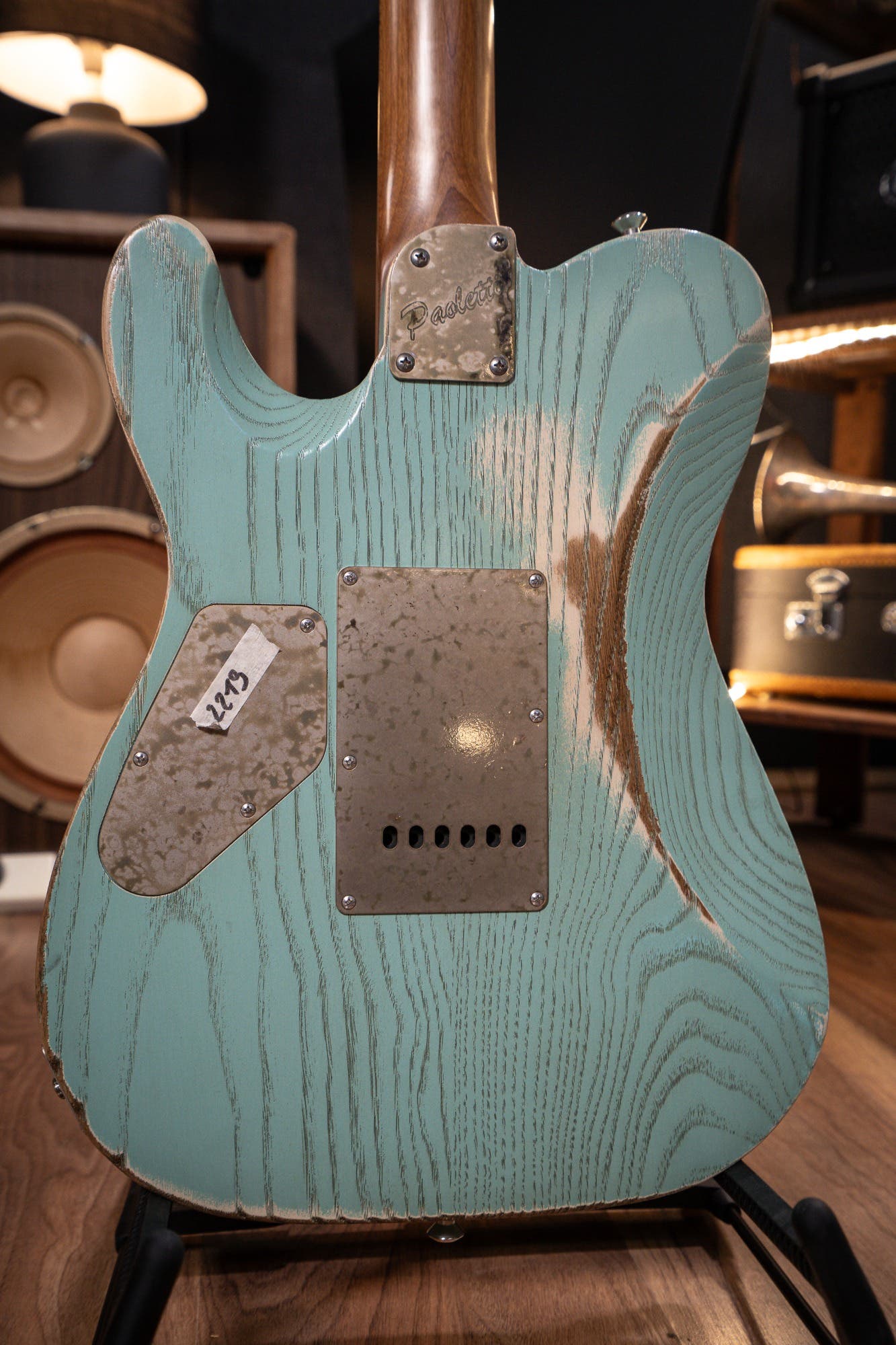 Paoletti Nancy Loft SSS Electric Guitar - White Surf (Designed by Dave Kilminster)