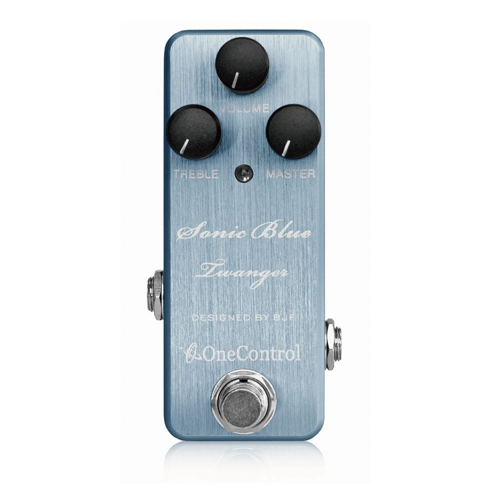 One Control BJF Sonic Blue Twanger "Amp in a box" Preamp Pedal