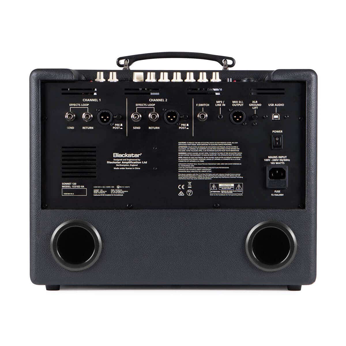 Blackstar Sonnet 120w Acoustic Instrument Amplifier - Black