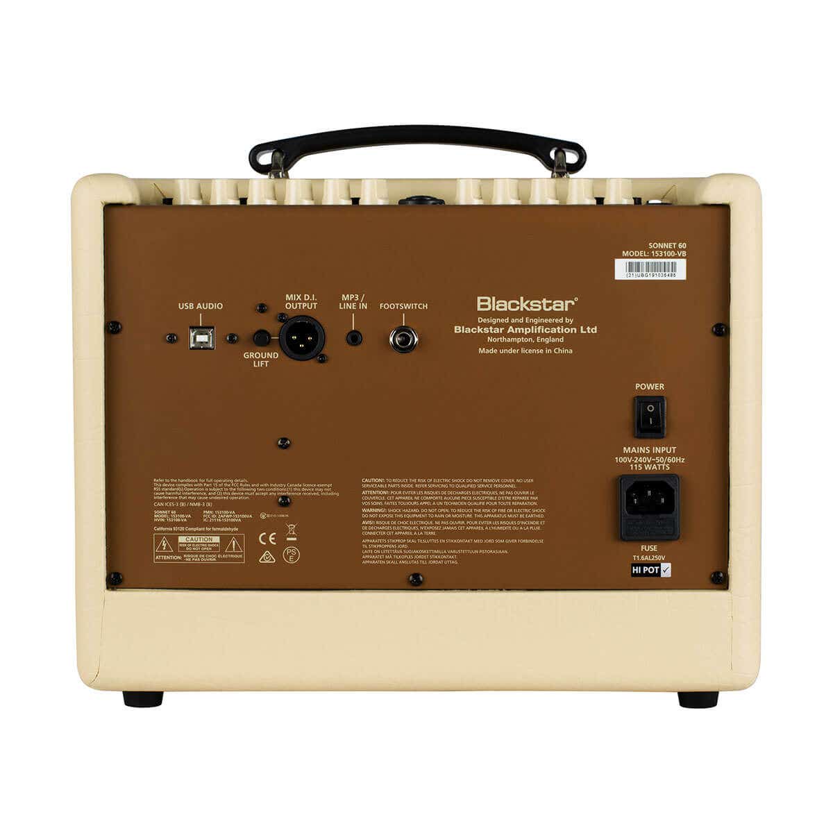 Blackstar Sonnet 60w Acoustic Instrument Amplifier - Blonde