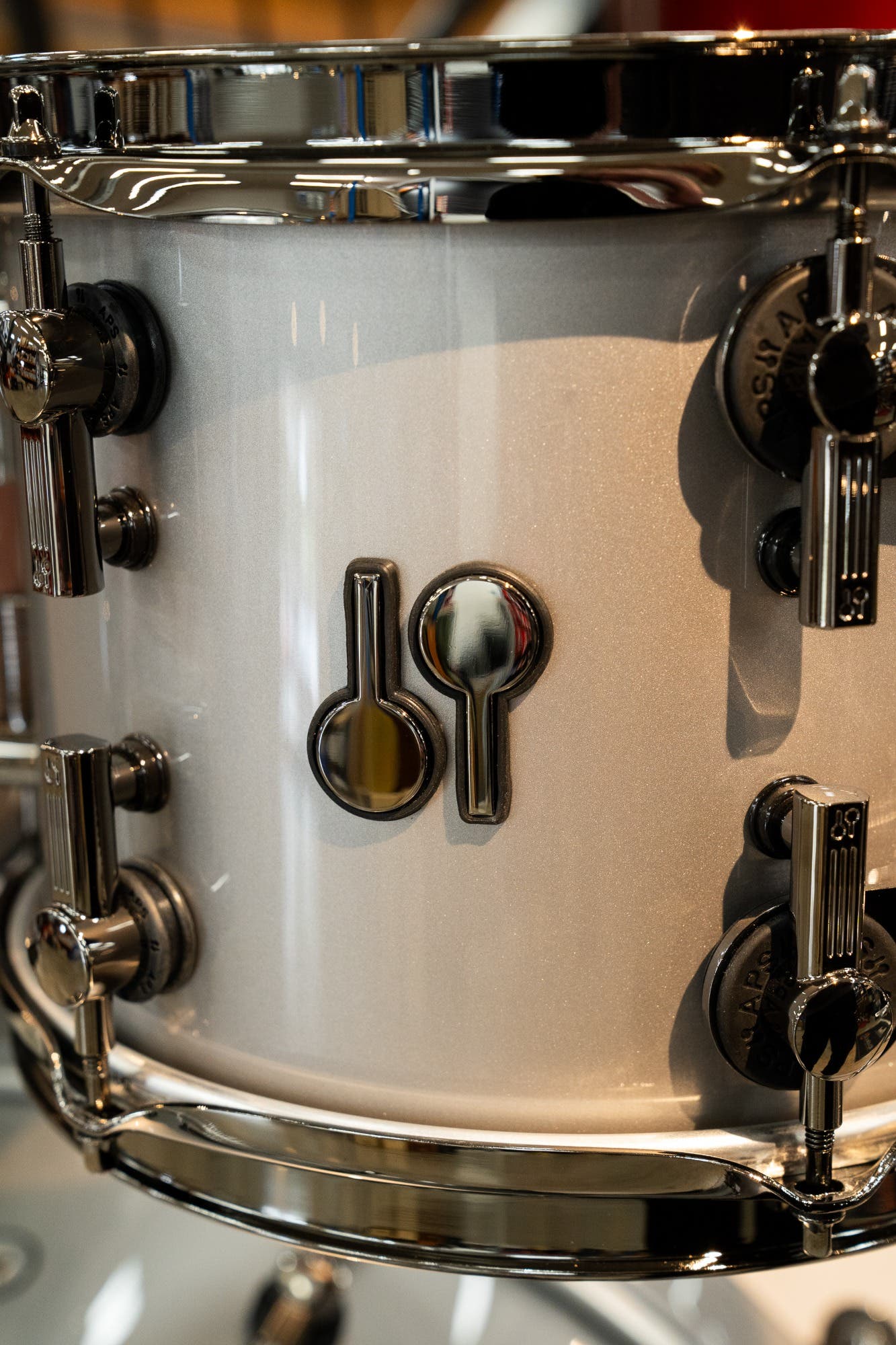 Sonor SQ2 4pc Drum Kit - Shell Pack - Grey Aluminium Lacquer / Black HW (10x8 12x9 16x16 22x17)