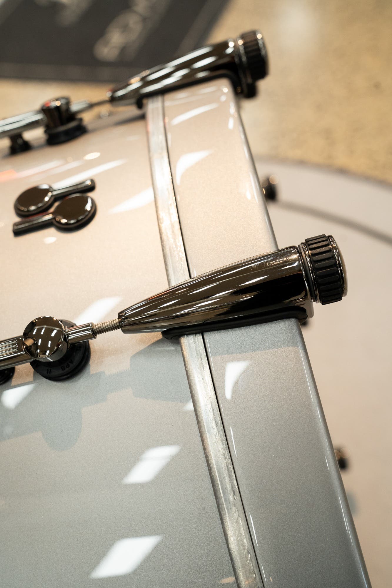 Sonor SQ2 4pc Drum Kit - Shell Pack - Grey Aluminium Lacquer / Black HW (10x8 12x9 16x16 22x17)