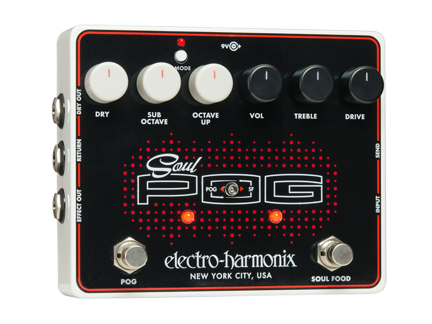 Electro Harmonix Soul POG Overdrive/Octave Effect Pedal