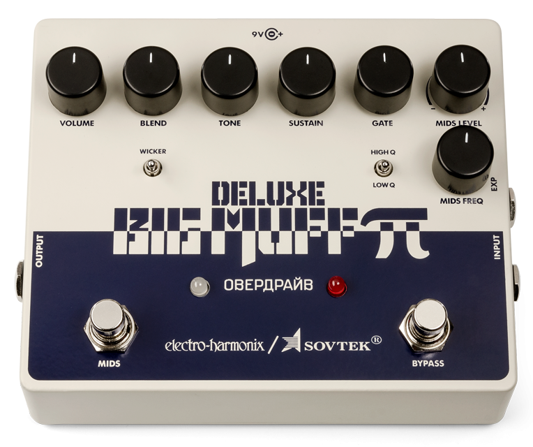Electro Harmonix Sovtek Deluxe Big Muff Pi Fuzz Pedal