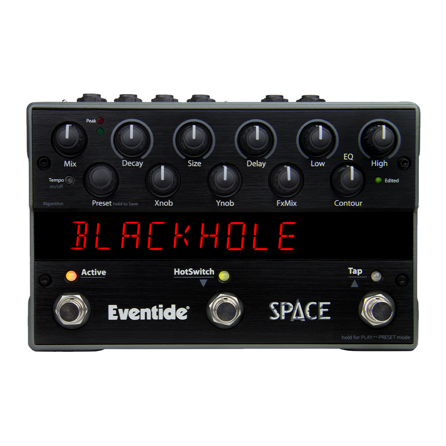 Eventide SPACE Reverb Pedal