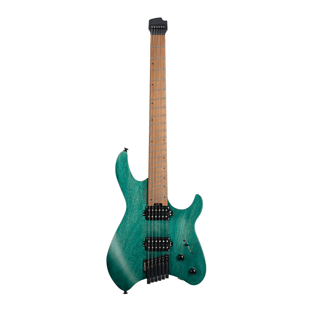 Cort Space G6MS Headless Multi-Scale Electric Guitar - Semi-Gloss Turquoise