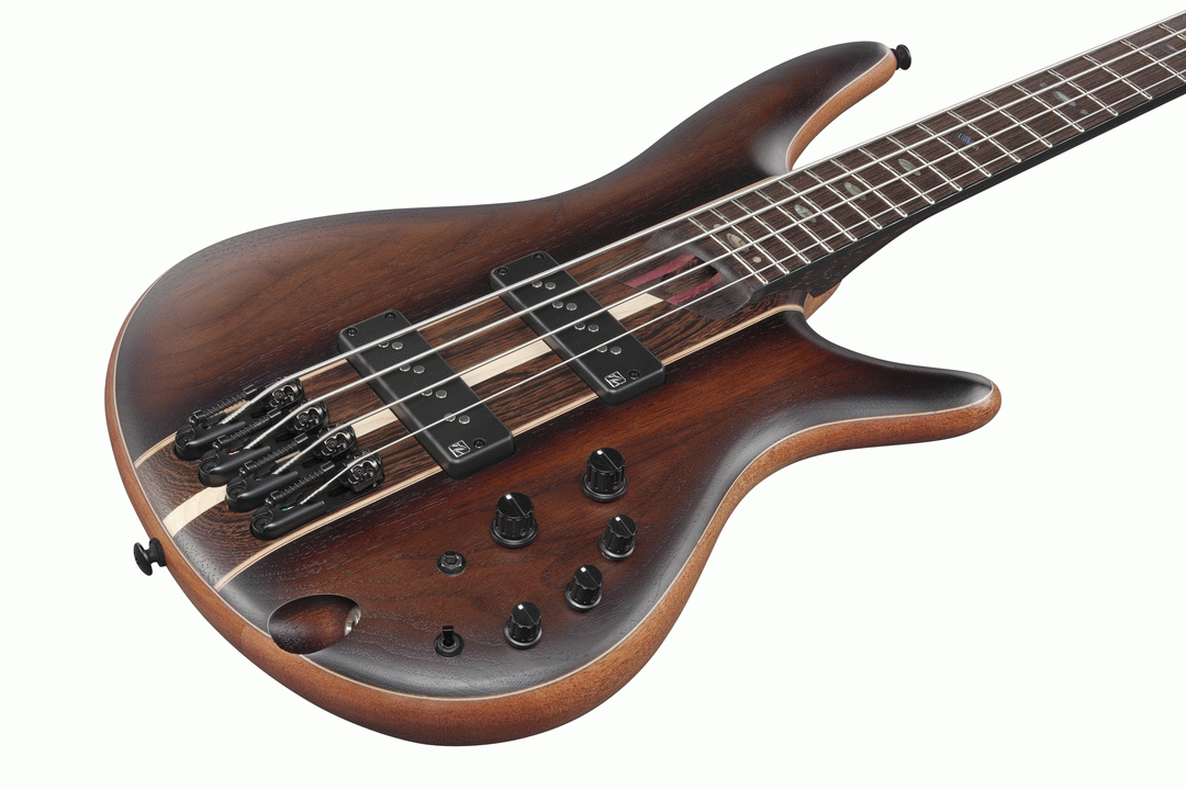 Ibanez SR1350B Premium Bass w/ Bag - Dual Mocha Burst Flat