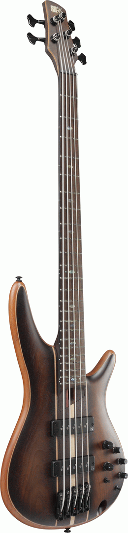 Ibanez SR1355B Premium 5-String Bass w/ Bag - Dual Mocha Burst Flat