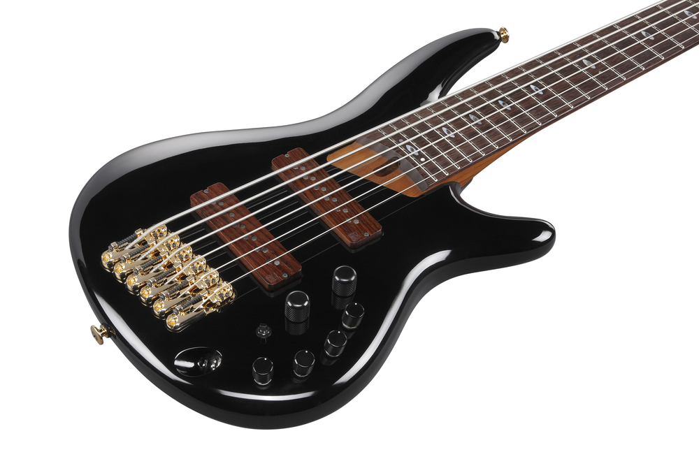 Ibanez SR3506 6 String Electric Bass w/ Case - Black