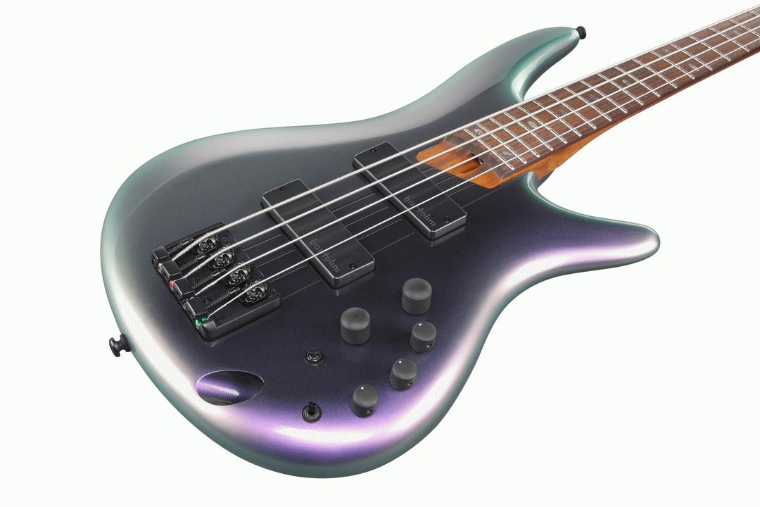 Ibanez SR500E Electric Bass - Black Aurora Burst