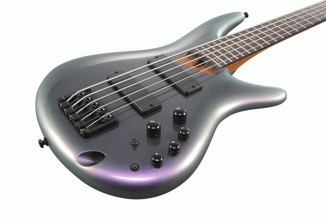 Ibanez SR505E 5 String Electric Bass - Black Aurora Burst