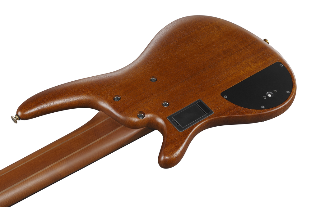 Ibanez SR5506 6 String Electric Bass w/ Case - Mocha Flat