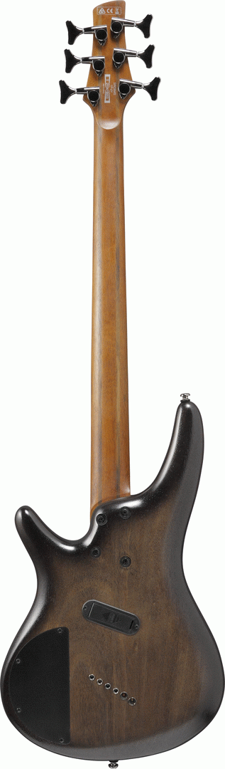 Ibanez SRC6MS 6 String Electric Bass - Black Stained Burst Low Gloss