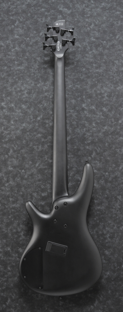 Ibanez Iron Label SRMS625EX Multi-scale 5-String Bass - Black Flat