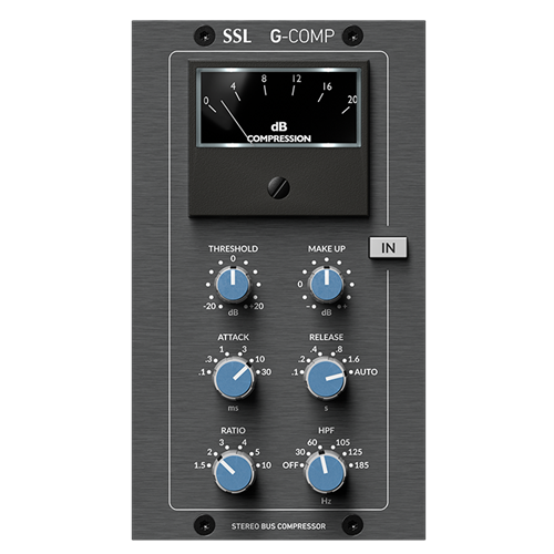 Solid State Logic (SSL) GCOMP v3 500 series Stereo Bus Compressor Module