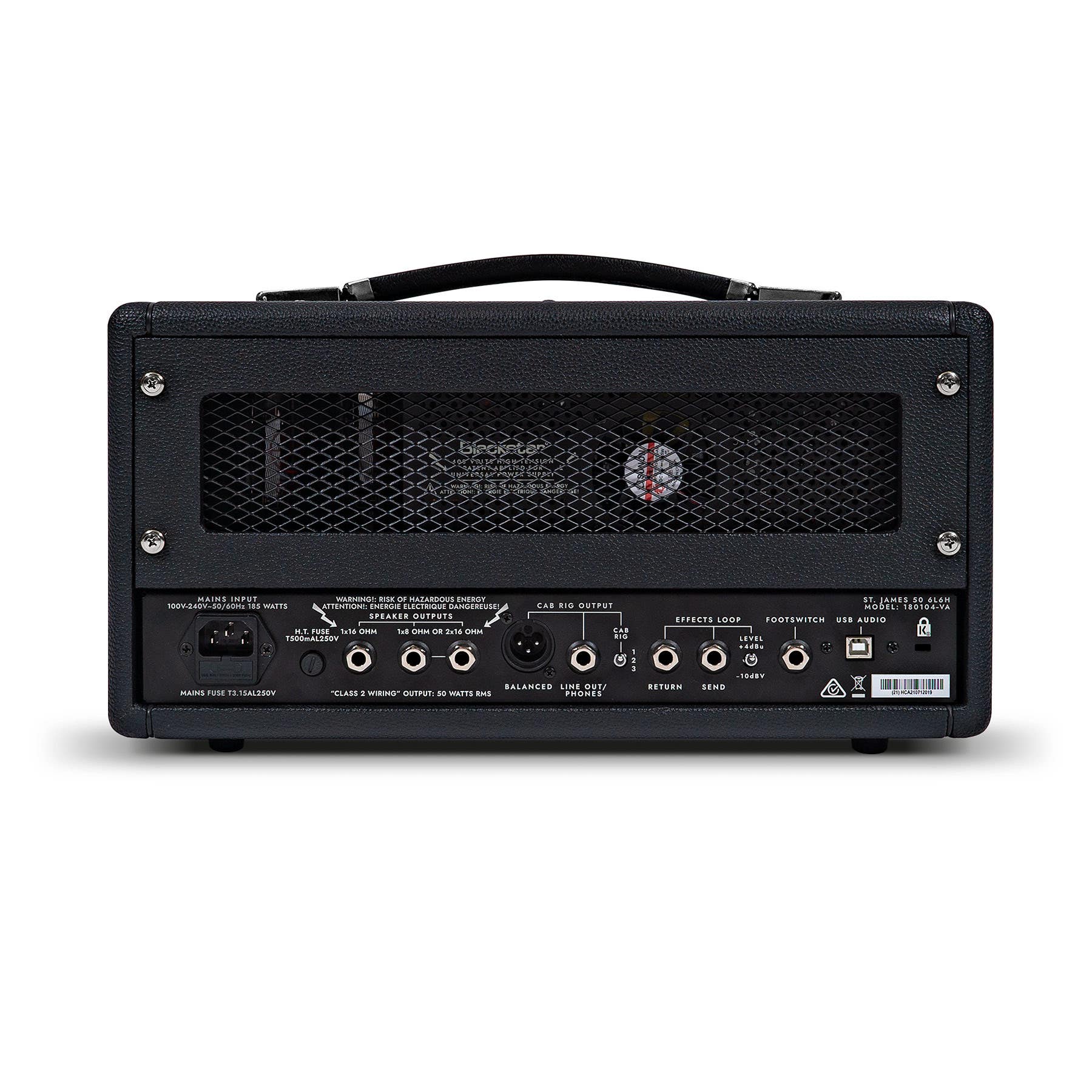 Blackstar St. James 6L6 50w Guitar Amp Head - Black