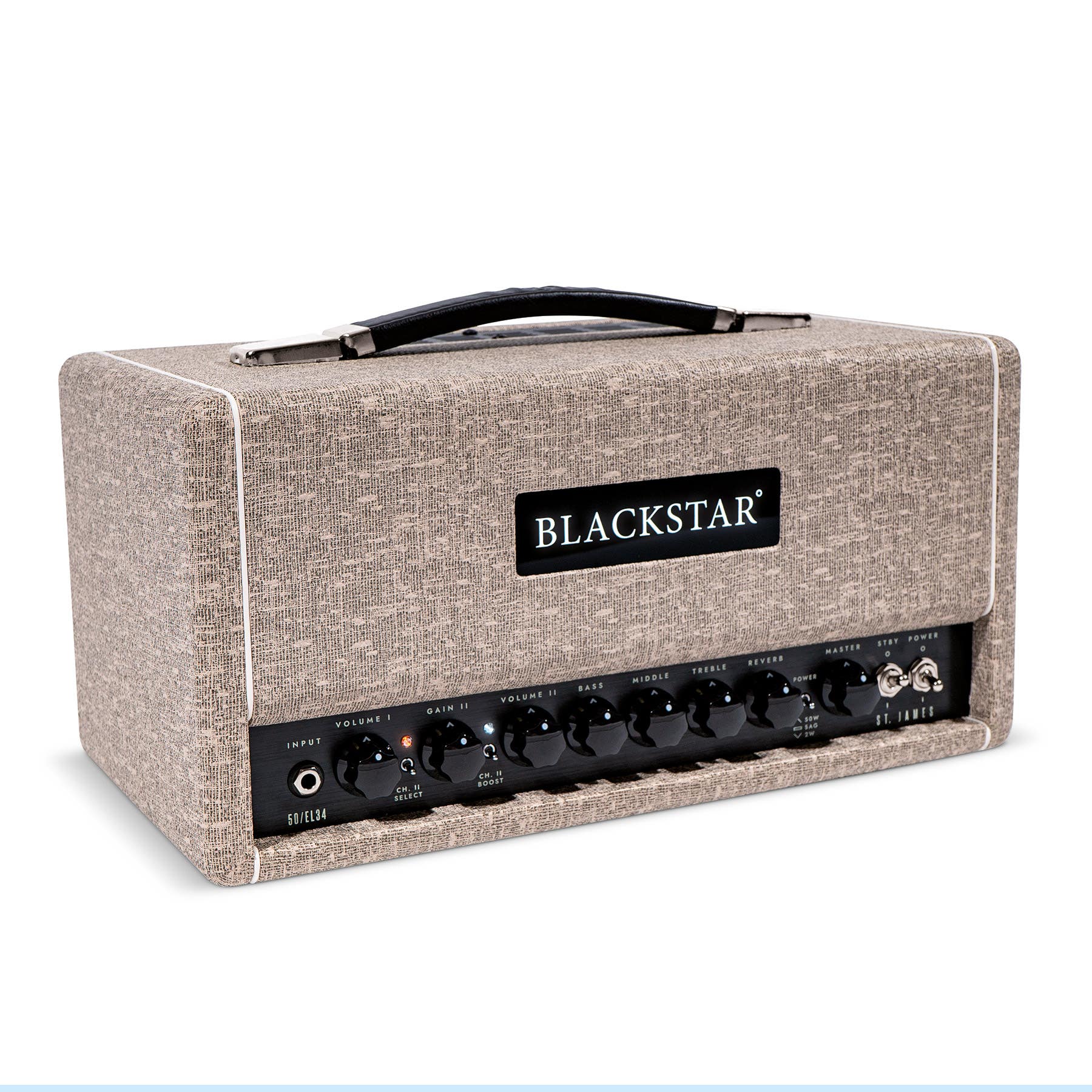 Blackstar St. James EL34 50w Guitar Amp Head - Fawn