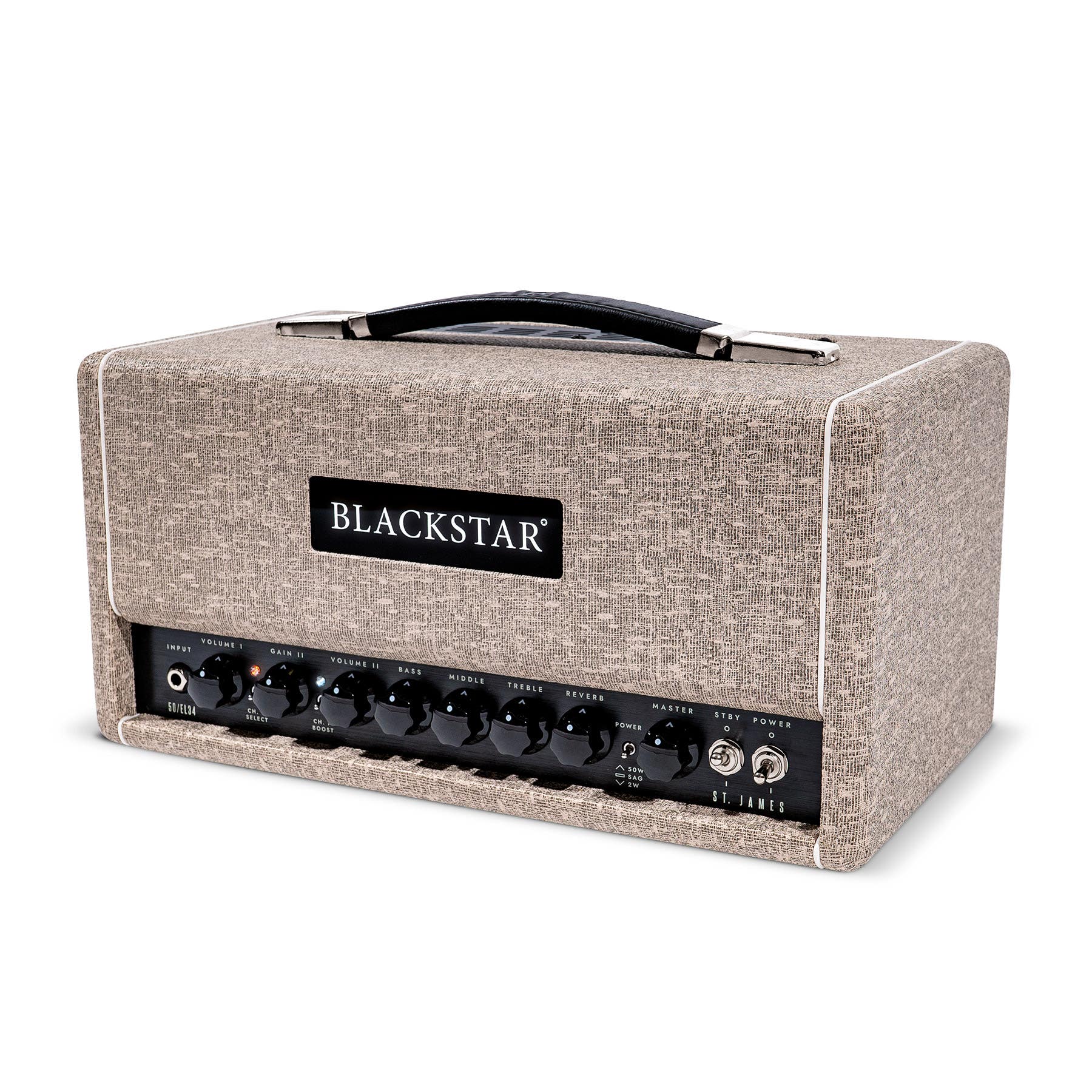 Blackstar St. James EL34 50w Guitar Amp Head - Fawn
