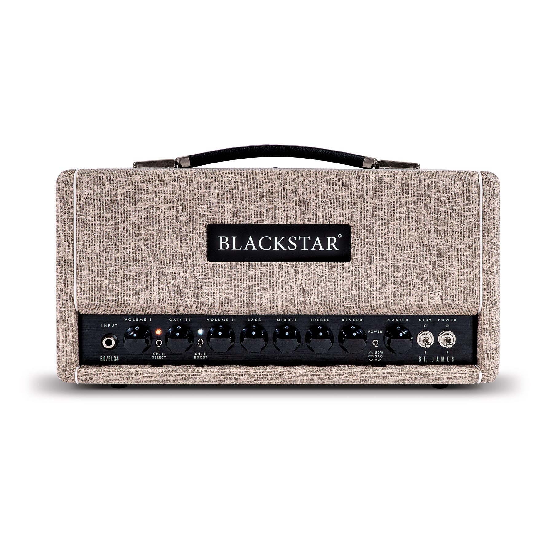 Blackstar St. James EL34 50w Guitar Amp Head - Fawn