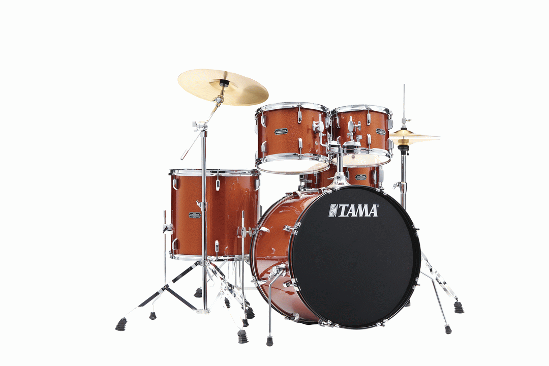 Tama ST52H5C Stagestar 5pc Drum Kit w/22" Bass Drum - SCORCHED COPPER SPARKLE