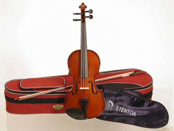 Stentor Student II 4/4 Size Violin Outfit Antique Chestnut