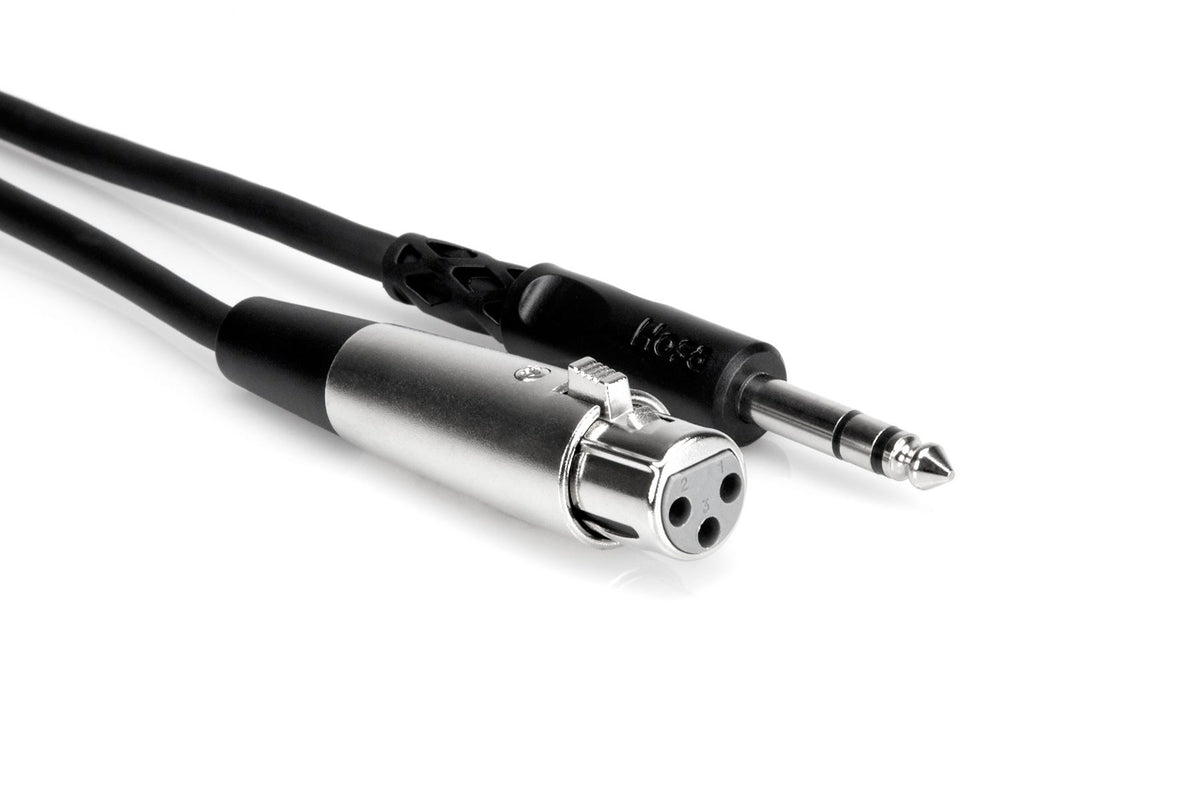 Hosa Balanced XLR (F) - 1/4" TRS Cable - 5ft (STX105F)
