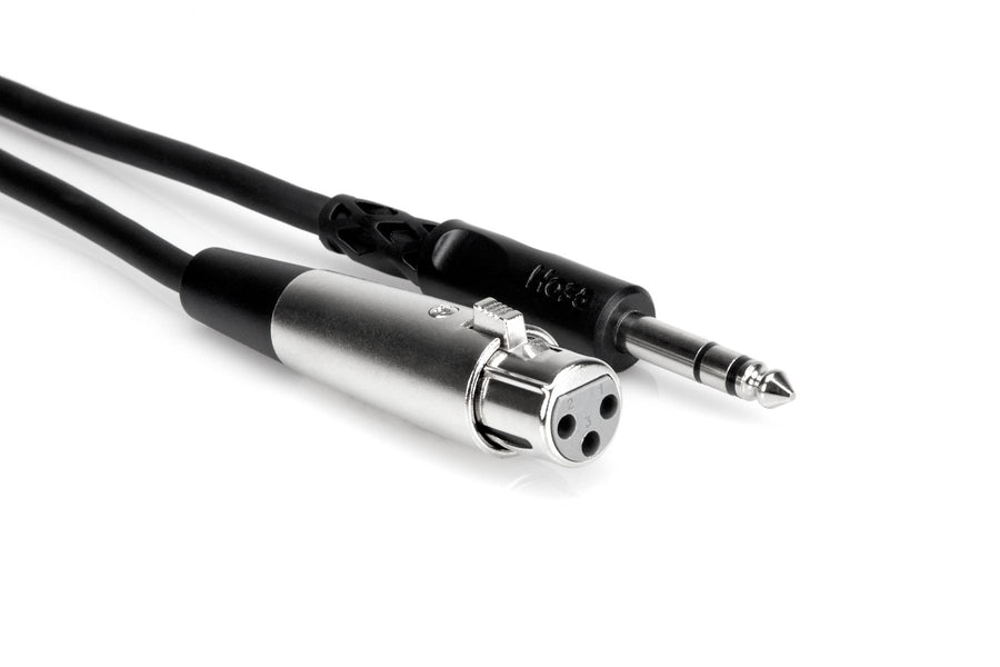 Hosa Balanced XLR (F) - 1/4" TRS Cable - 5ft (STX105F)