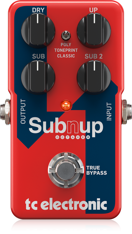 TC Electronic Sub 'N' Up Octaver Pedal w/TonePrint Technology