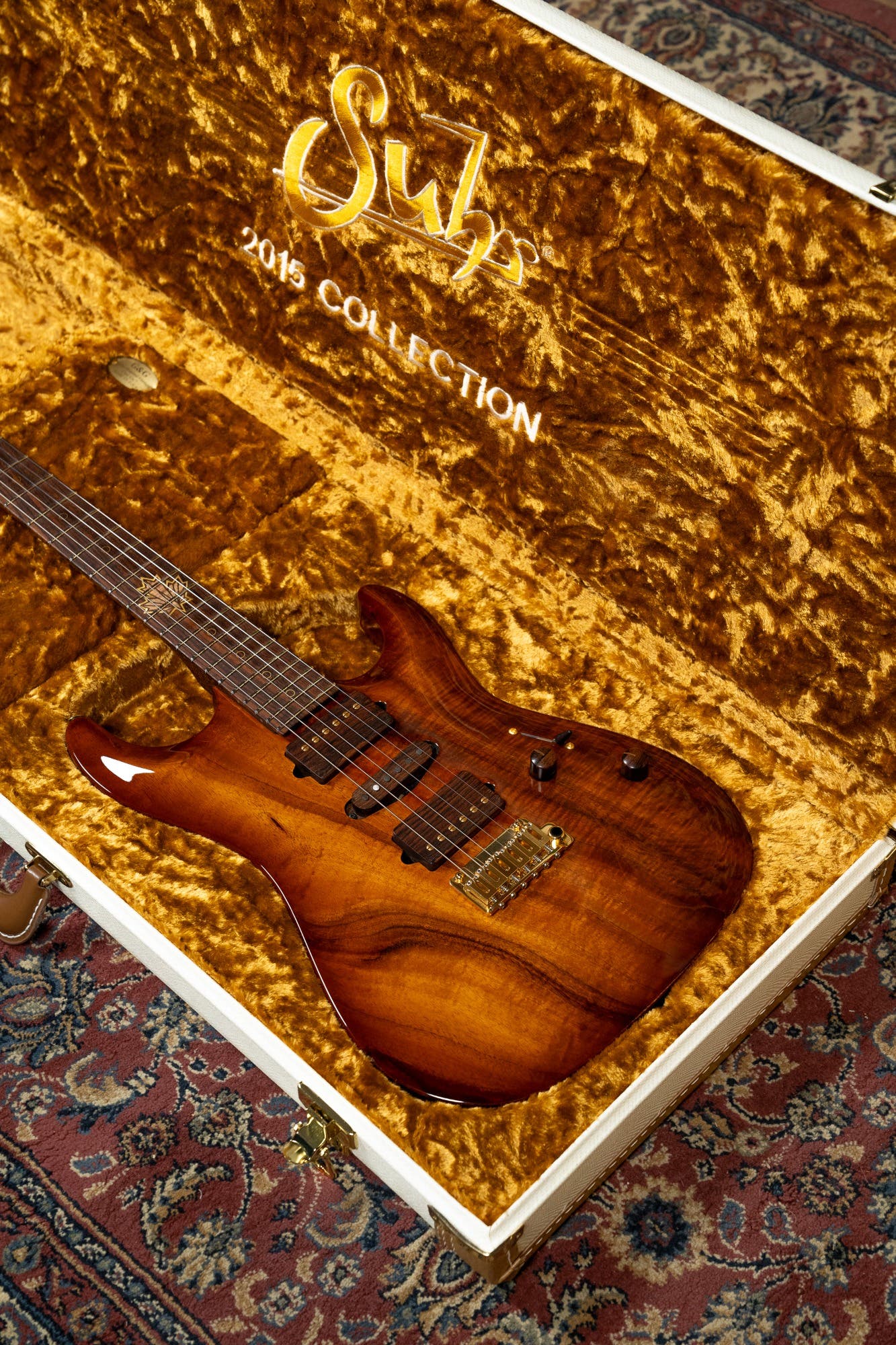 Suhr 2015 Collection Standard Carve-Top (1of10, #27151) Natural Burst - Pre-Owned