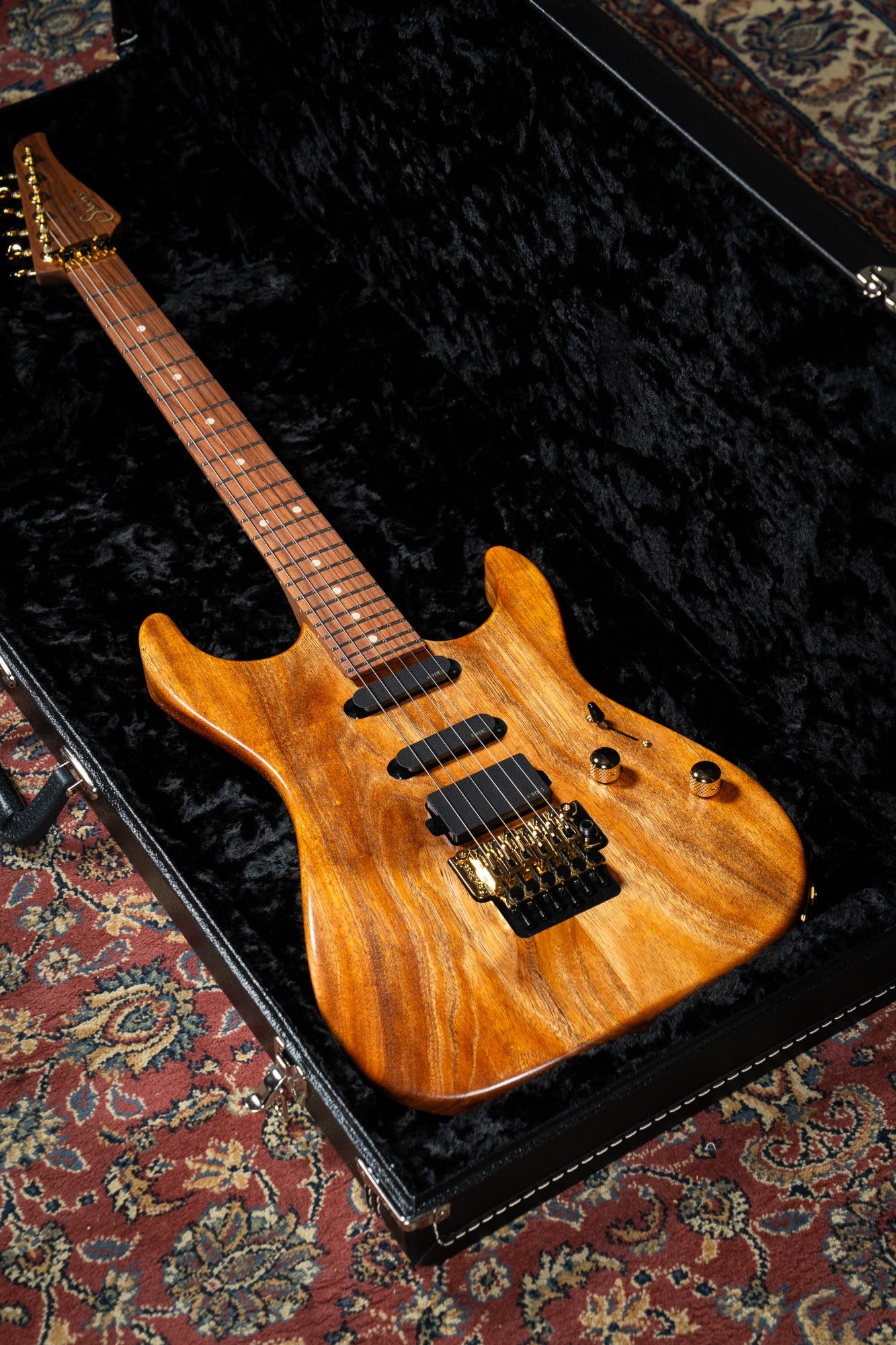 Suhr Reb Beach Signature Standard Guitar w/Case - Satin Koa PF