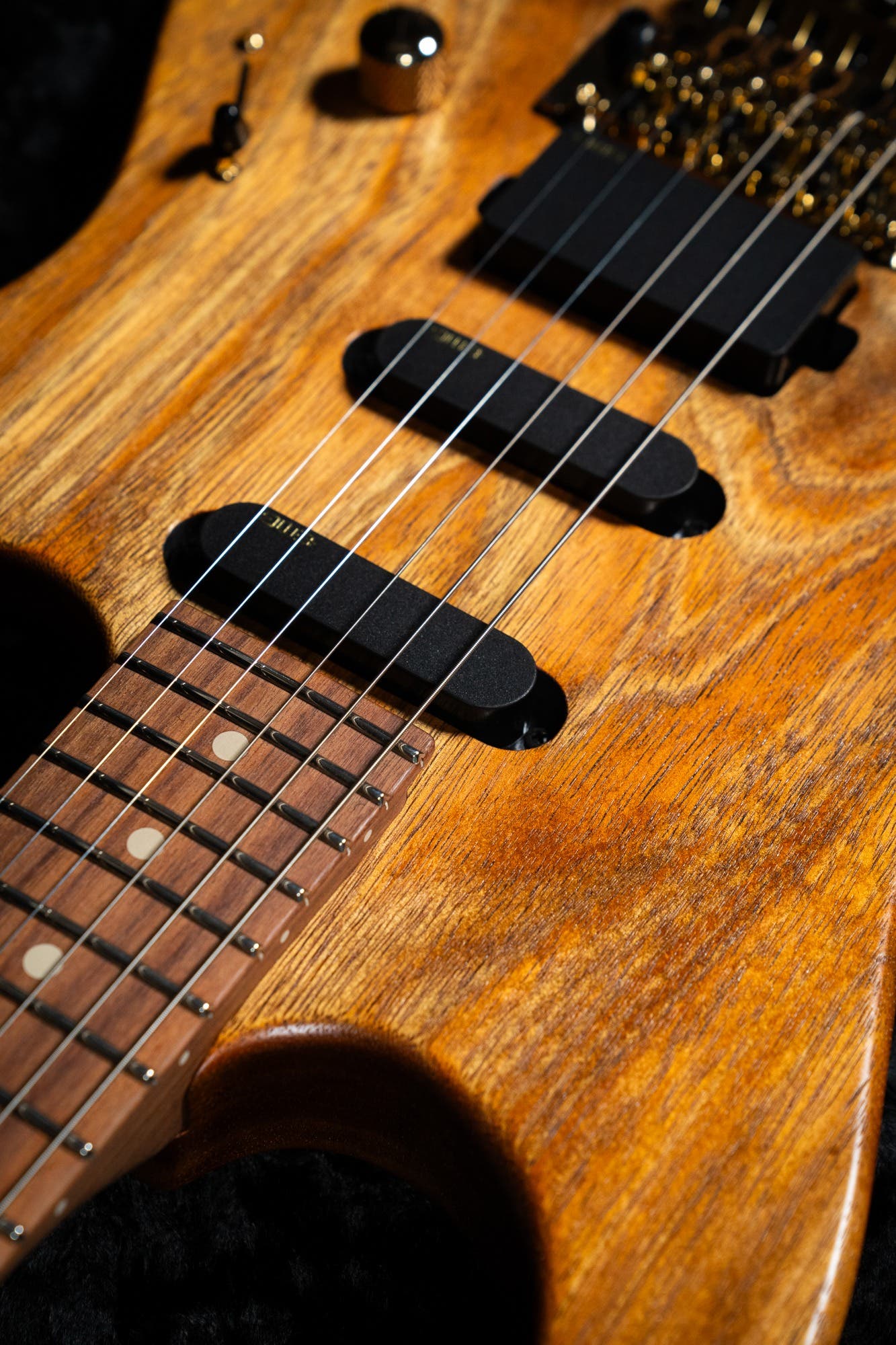 Suhr Reb Beach Signature Standard Guitar w/Case - Satin Koa PF