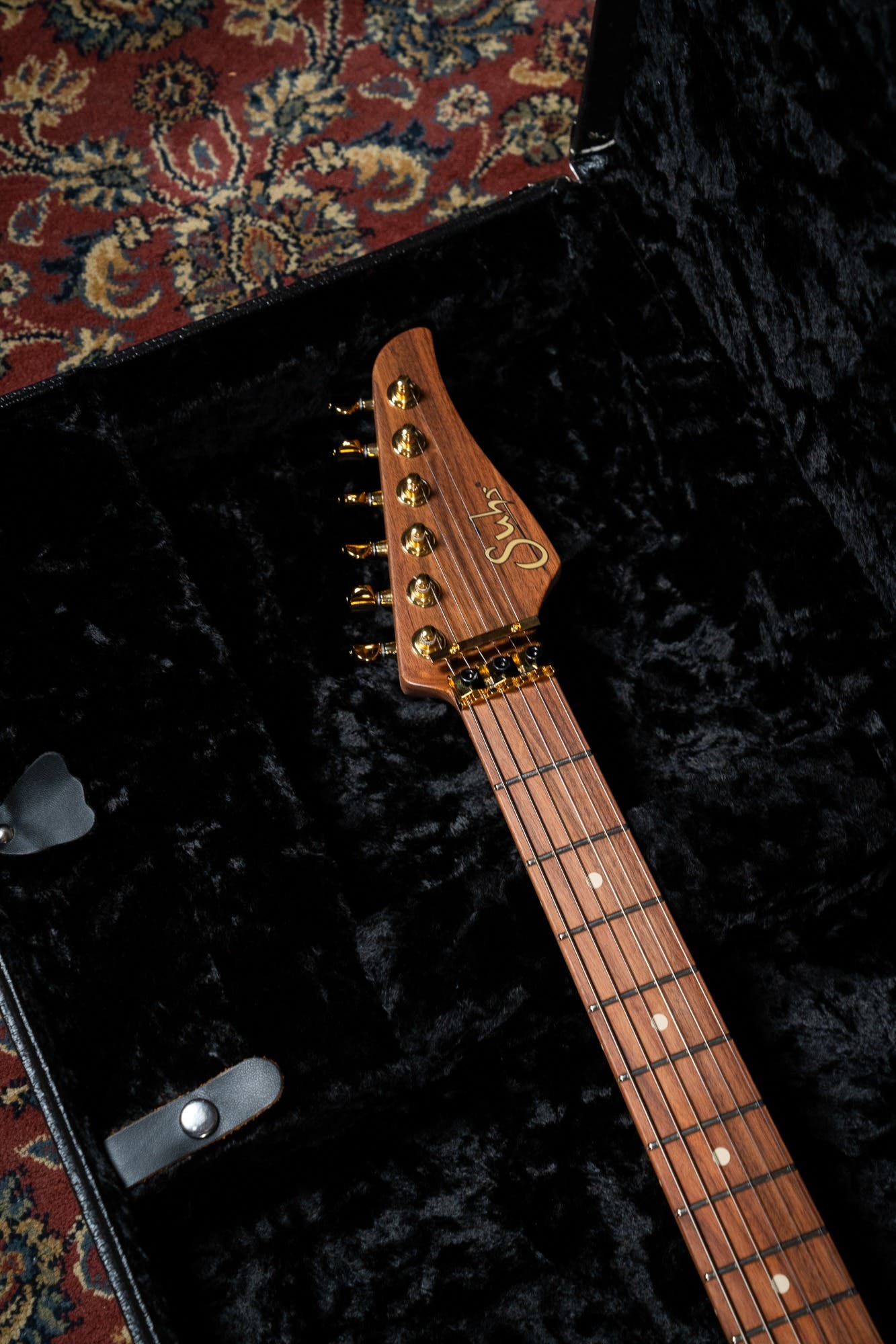 Suhr Reb Beach Signature Standard Guitar w/Case - Satin Koa PF