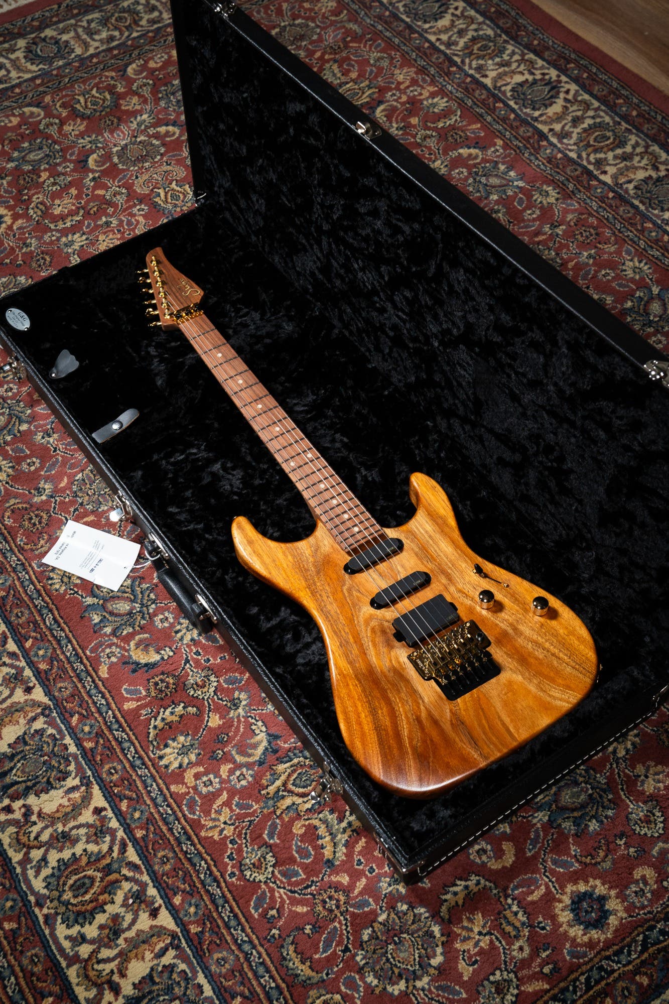 Suhr Reb Beach Signature Standard Guitar w/Case - Satin Koa PF