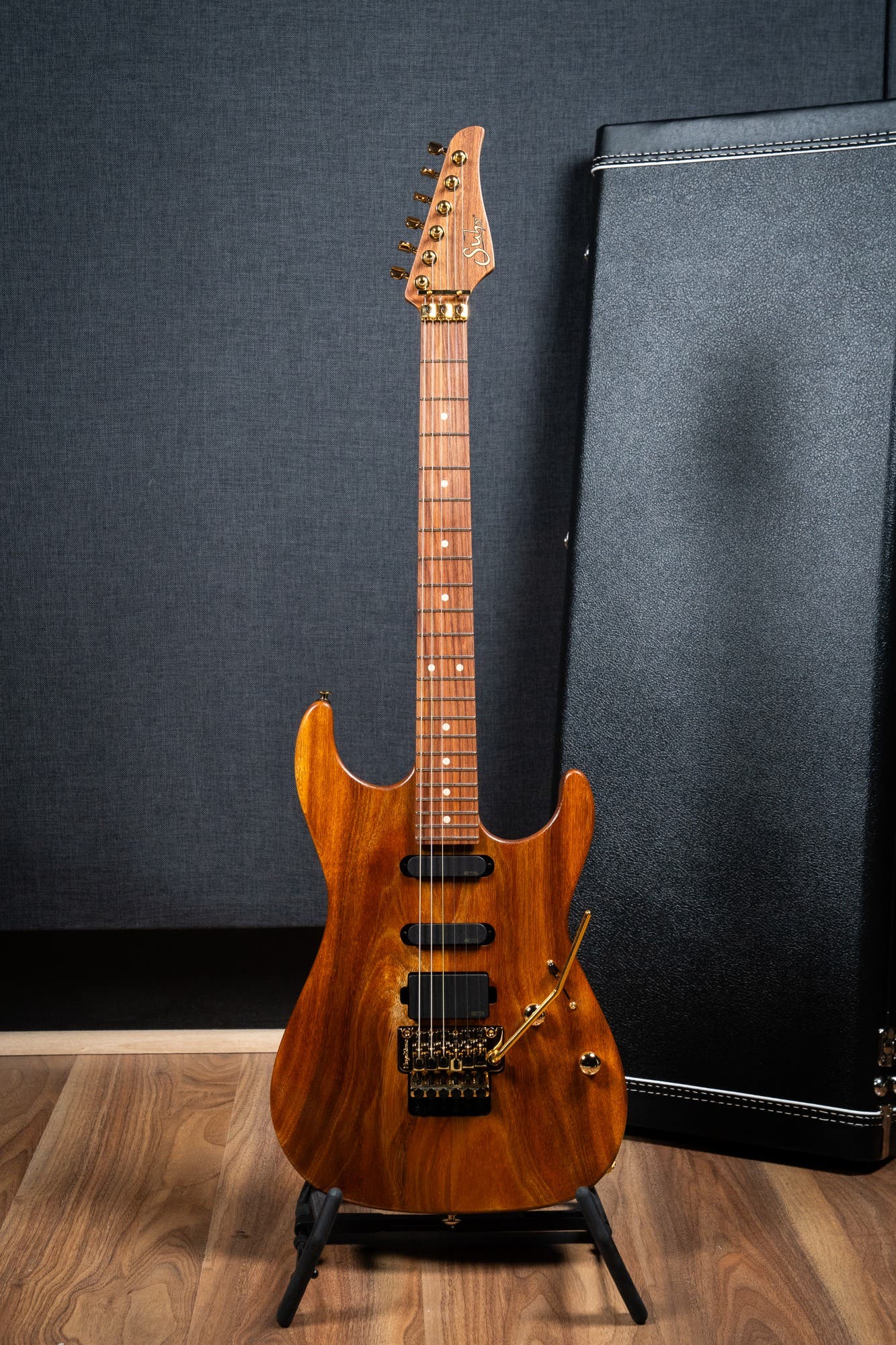 Suhr Reb Beach Signature Standard Guitar w/Case - Satin Koa PF