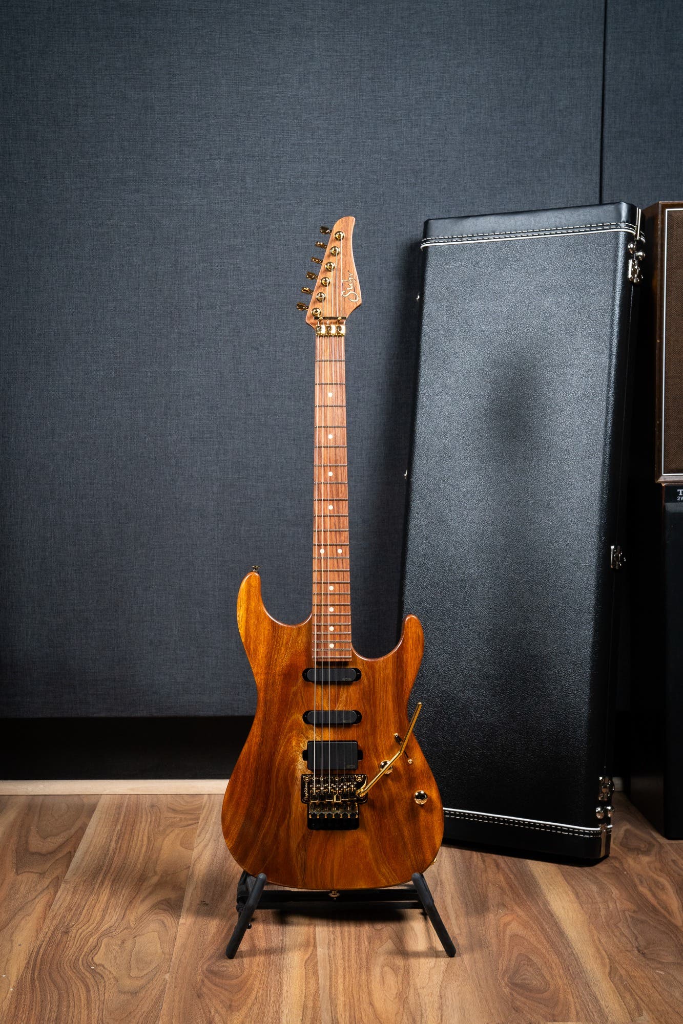 Suhr Reb Beach Signature Standard Guitar w/Case - Satin Koa PF