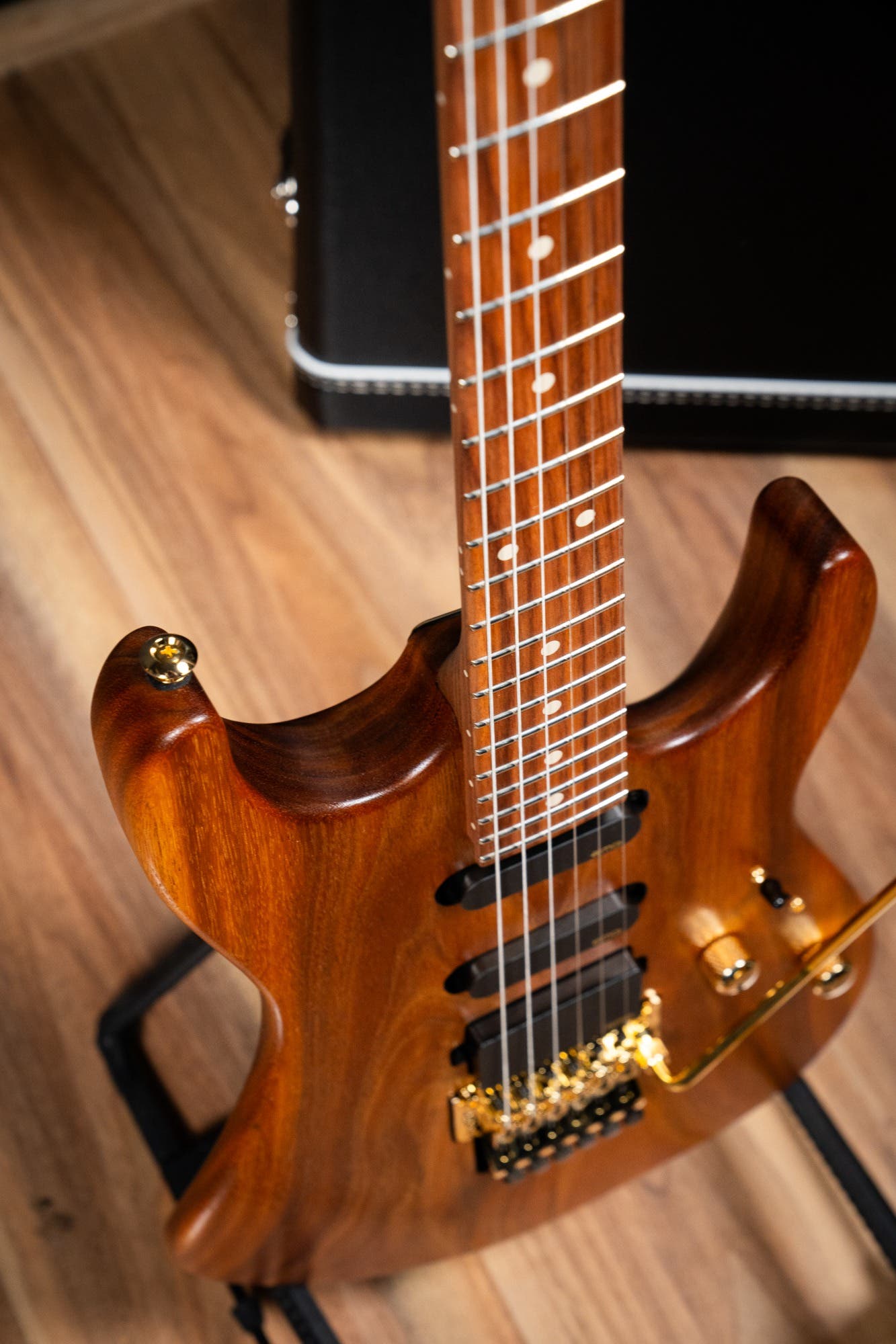 Suhr Reb Beach Signature Standard Guitar w/Case - Satin Koa PF