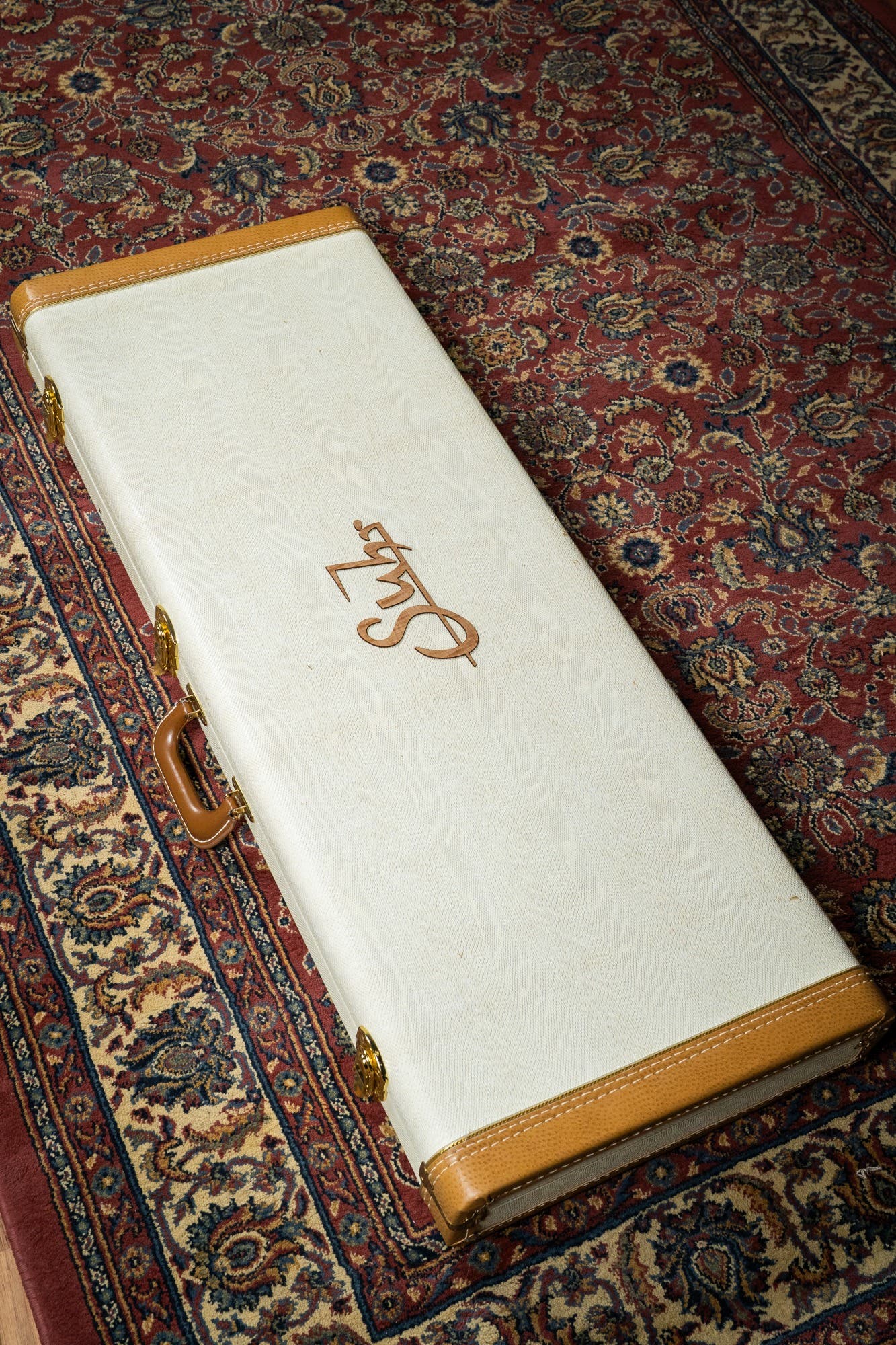 Suhr 2015 Collection Modern Carve Top w/Case + Matching Pedal - Figured Redwood - Pre-Owned (#27209)