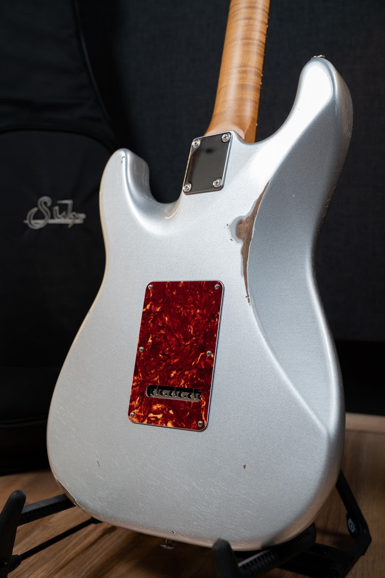 Suhr Classic S Antique HH Electric Guitar w/Gigbag - Firemist Silver