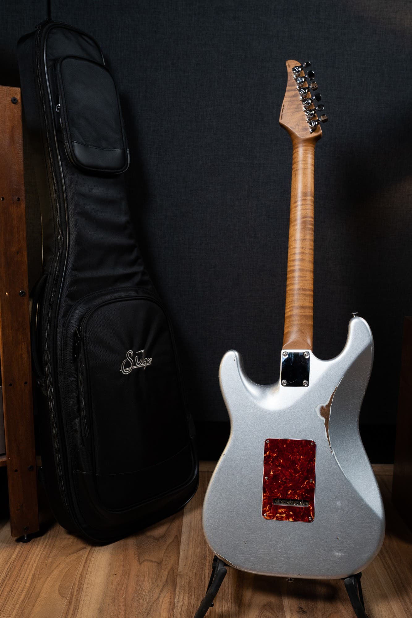 Suhr Classic S Antique HH Electric Guitar w/Gigbag - Firemist Silver