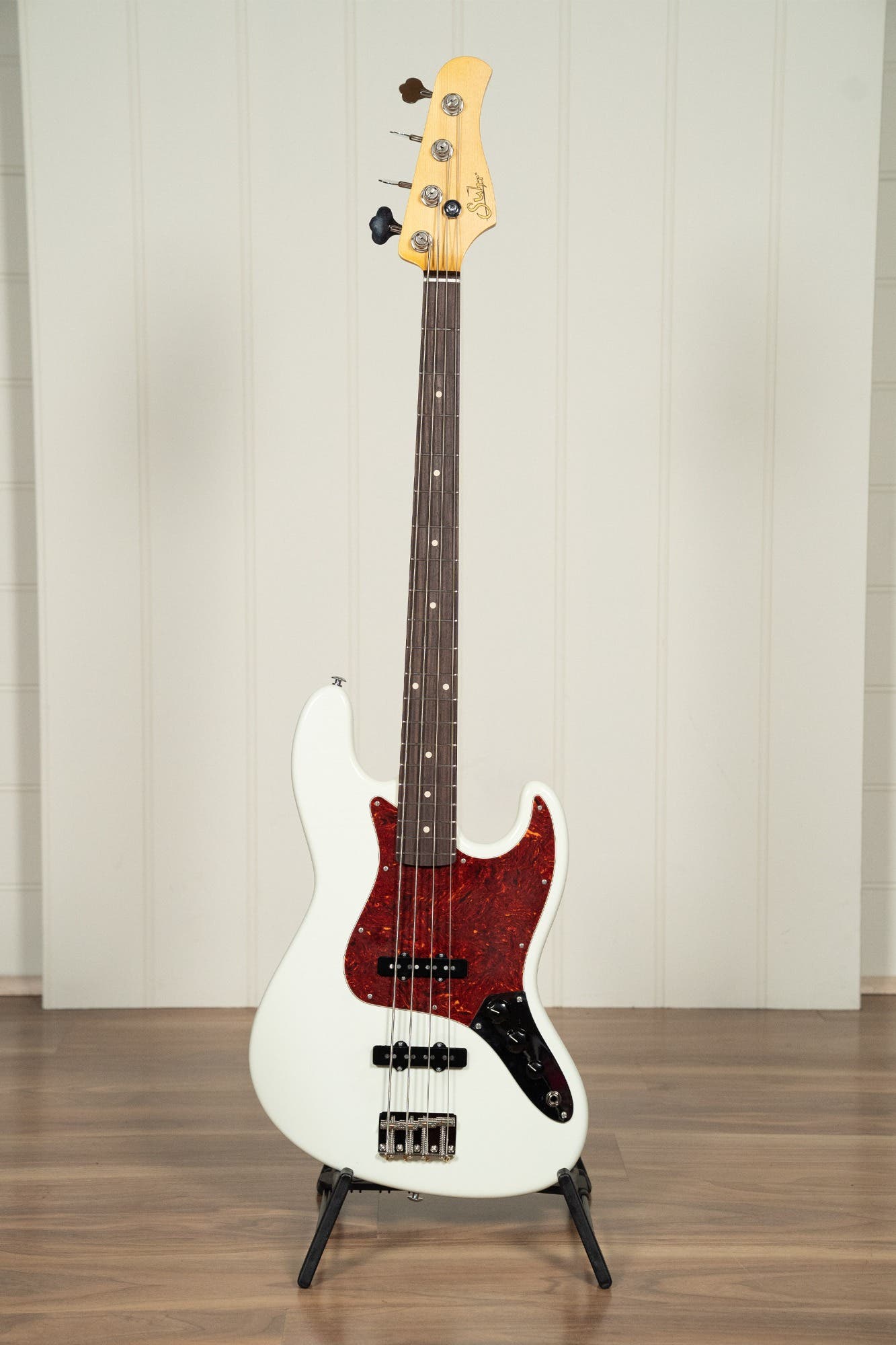 Suhr Classic J Antique 4-String Bass w/Deluxe Gigbag - Olympic White RW